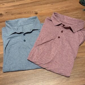 lululemon Blue and Red Polo Bundle